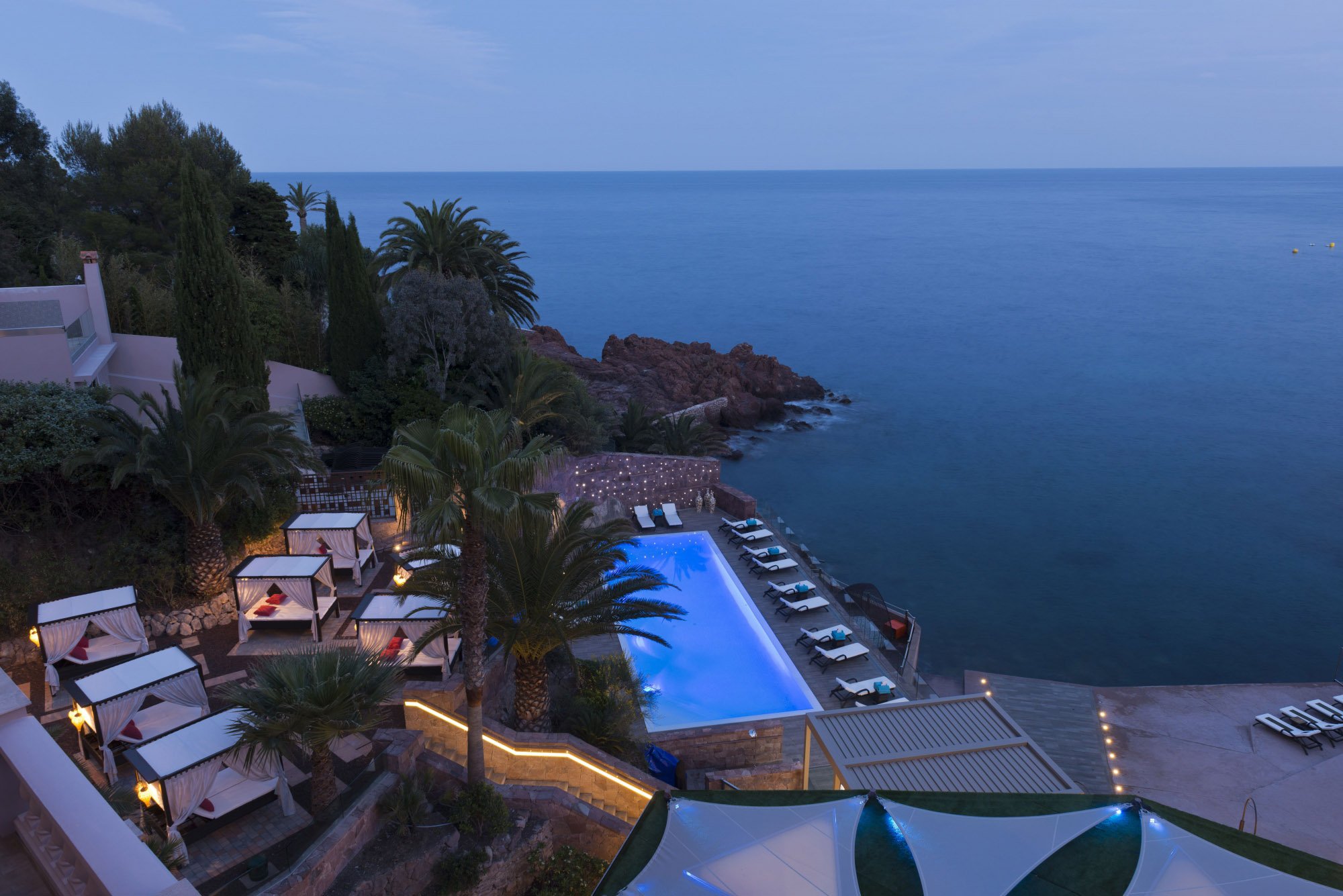 Miramar Beach Hôtel & Spa – Hôtel de luxe avec plage privée proche de Cannes
